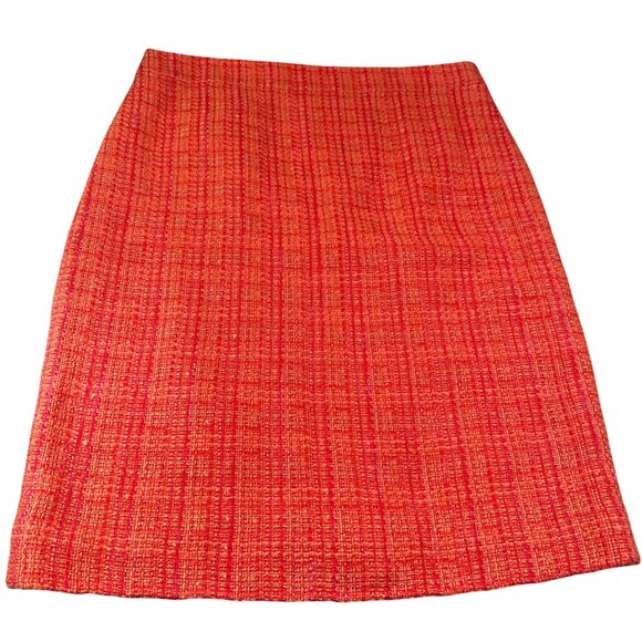 J Crew No 2 Pencil Tweed Skirt Womens Wool Blend Lined Workwear Straight Career - Picture 1 of 15